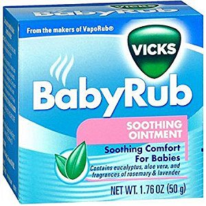 VICK BABYRUB pomada peitoral para alivio da tosse (bebês até 2 anos)