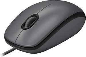 Mouse com fio USB Logitech M100 - Preto