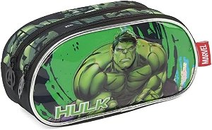 Estojo Escolar Triplo em PVC - Hulk, 2852, Multicor