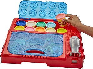 Massa de Modelar Play-Doh Centro de Atividades - Kit com 10 Potes de Massinha - F3627 - Hasbro - Exc