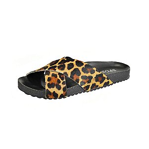 Chinelo Slide Spossi Pelo Onça