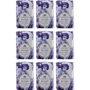 Sabonete em barra vegetal Madressenza lavanda toscana 180 g 9 unidades