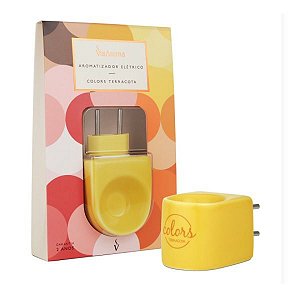 Aromatizador elétrico Via Aroma colors amarelo cerâmico