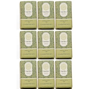 Sabonete em barra vegetal Madressenza garden 180 g - 9 unidades