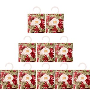 Sachê perfumado Madressenza vinho 80 ml - 10 unidades