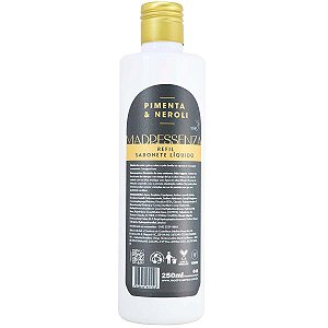 Refil sabonete Líquido Madressenza pimenta e neroli 250 ml