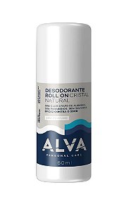 Desodorante roll on cristal Alva sem perfume 60 ml
