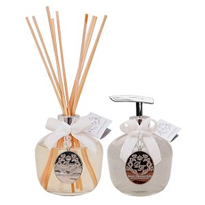 Kit Difusor e Sabonete Dani Fernandes flor de algodão 300 ml