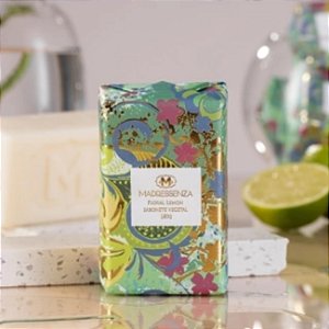 Sabonete em barra vegetal Madressenza floral lemon 180 g