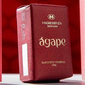 Sabonete em barra vegetal Madressenza ágape 180 g