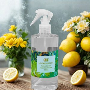 Água perfumada Madressenza para tecidos floral lemon 500 ml