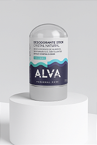 Desodorante stick kristall mini sensitive Alva sem perfume 60 g
