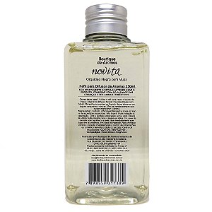 Refil difusor de aromas Boutique de Aromas novitá orquídea negra com musk 250 ml