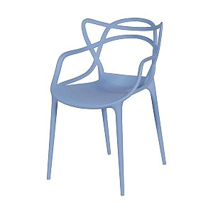 Cadeira Solna em Polipropileno ORDESIGN OR-1116-AP Azul Petróleo