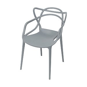 Cadeira Solna em Polipropileno ORDESIGN OR-1116-CZ Cinza