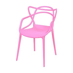 Cadeira Solna em Polipropileno ORDESIGN OR-1116-RO Rosa