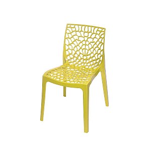 Cadeira Gruvyer em Polipropileno ORDESIGN OR-1148-AM Amarela