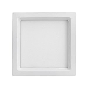 Luminária LED Quadrada Embutir Recuada 12W 17x17cm 3000K 900lm Branco Bivolt Save Energy SE-2401648