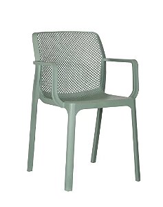 Cadeira Sardenha Polipropileno Verde Aloe Fratini 1.00268.01.0067