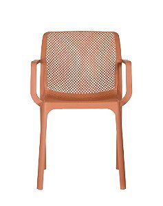 Cadeira Sardenha Polipropileno Terracota Fratini 1.00268.01.0070