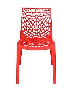 Cadeira Gruvyer Polipropileno Vermelho Fratini 1.00218.01.0005