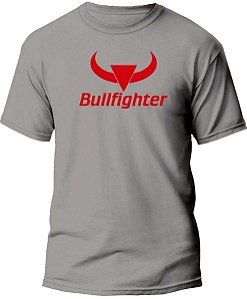 Camiseta Country Masculina 100% Algodão Bullfighter Cinza