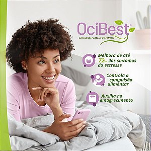 Ocibest® Gerenciador natural do estresse 300mg 60 cápsulas