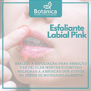 Esfoliante Labial Pink - Uso Profissional 15g - Hydra Lips