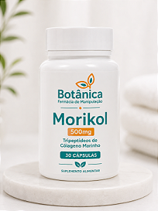 Morikol 500mg 30 cápsulas - Tripeptídeos de Cólageno Marinho