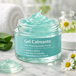 Gel Calmante Pós Procedimento com Oximetazolina, Fucogel, Niacinamida, Alantoína, Turmezia Zen, Portulacca 50g