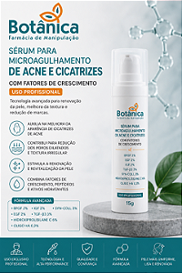 Sérum para Microagulhamento de Acne e Cicatrizes com Fatores de Crescimento – Uso Profissional 15g