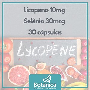 Licopeno 10mg , Selênio 30mcg 30 cápsulas