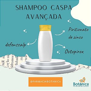 Shampoo para Caspa Avançada com Defenscalp, Piritionato de Zinco e Piroctona olamina (octopirox) 200ml
