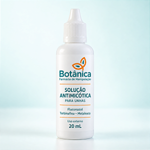 Solução Antifúngica para Unhas com Fluconazol, Terbinafina e Melaleuca | 20 mL