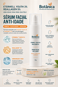 Sérum Facial Anti-idade com Eterwell™ Youth 3% e Reallagen® 5% – 30g