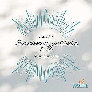 Solução de Bicarbonato de Sódio 10% para Neutralização Uso Profissional 150ml