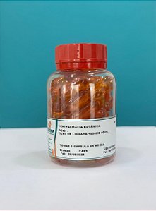 Óleo de Linhaça 1000mg 60 cápsulas