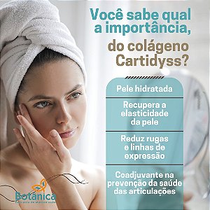 Cartidyss 200mg, Nutricolin (Silício Orgânico) 200mg, Exselen 50mg 30 Cápsulas-  Hidratação e Sustentação Para a Pele