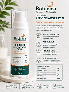 Gel Creme Remodelador Facial com Ascorbosilane C, EterWell Youth, IGF, Niacinamida, Volufiline