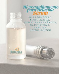 Sérum para Microagulhamento para Melasma com 3M3 LIGHTERIS, Pomc Block, Ácido Tranexânico, Glutationa, Arbutin, Ácido Kójico 30ml