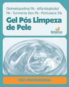 Calmante Pós-Limpeza de Pele – Oximetazolina 1% • Alfa-bisabolol 1% • Turmeria Zen 1% • Portulaca 3% 30g