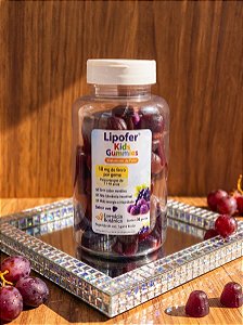 Lipofer® Kids Gummies (Uva) – Ferro de Alta Absorção para Crianças 10mg - 30un