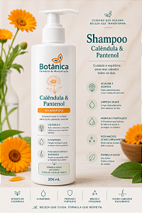 Calêndula & Pantenol – Shampoo Suave 200 mL