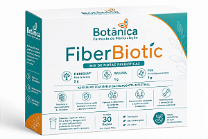 FiberBiotic™ – Mix de Fibras Prebióticas - Fibregum, Inulina FOS 30 Sachês