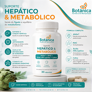 Suporte Hepático & Metabólico Altilix® + NAC + Ácido Alfa-Lipóico + Colina