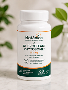 QuerceTeam® Phytosome® 250 mg – 60 Cápsulas Quercetina com tecnologia avançada para maior biodisponibilidade