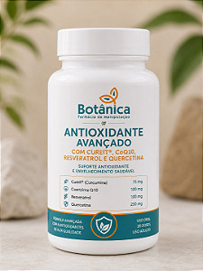 Antioxidante Avançado com Cureit®, CoQ10, Resveratrol e Quercetina – 30 Doses