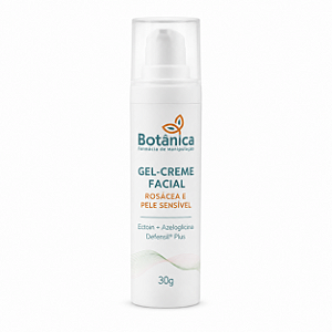 Gel-Creme Facial para Rosácea e Pele Sensível com Ectoin, Azeloglicina e Defensil® Plus – 30g