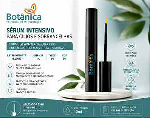 Sérum para Crescimento de Cílios e Sobrancelhas com Latanoprosta, GHK-Cu e Fatores de Crescimento – 10 mL