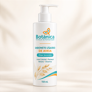 Sabonete Líquido com Aveia Coloidal para Peles Sensíveis – 150 mL